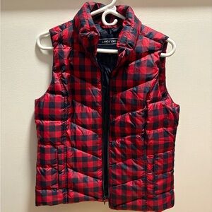 Lands’ End quilted vest - women’s SMALL